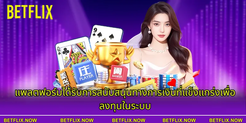 แพลตฟอร์มได้รับการสนับสนุนทางการเงินที่แข็งแกร่งเพื่อลงทุนในระบบ